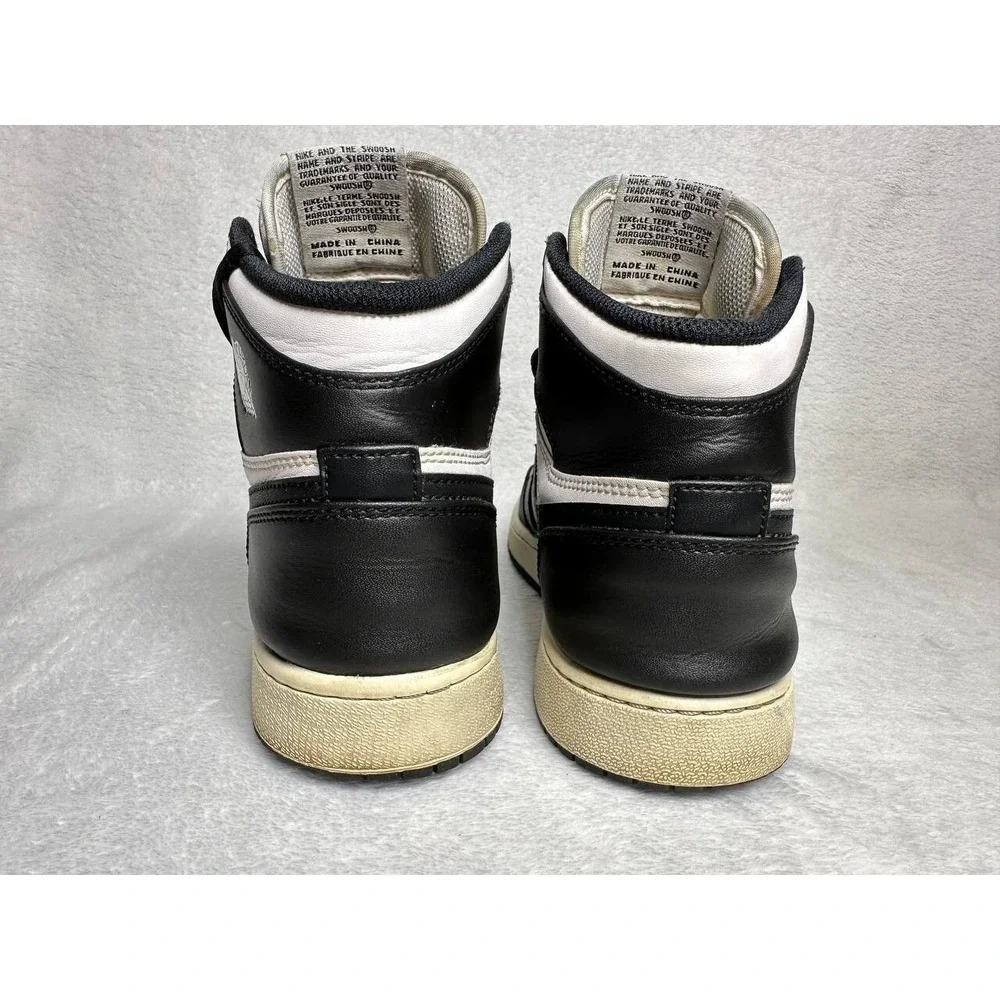 Nike Air Jordan 1 High OG Black White GS 2014 575441-010 Youth Size 7Y